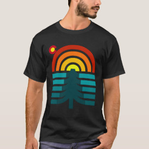 Camiseta Design de Gráfico de Arte em Árvore do Colorado