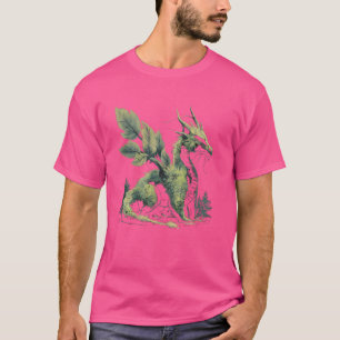 Camiseta Design de Gráfico de Criaturas Míticas Voadoras de