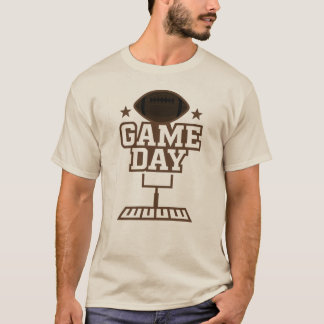 Camiseta Design de Gráfico de Futebol Americano no Dia do J