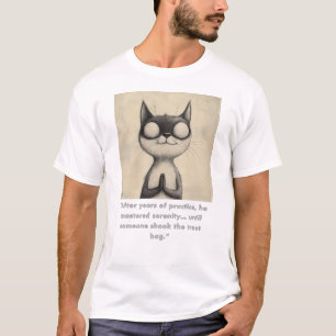 Camiseta Design de Gráfico de Gato Engraçado nº 1