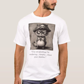 Camiseta Design de Gráfico de Gato Engraçado nº 4
