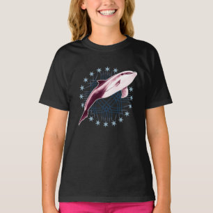 Camiseta Design de Gráfico de Perfuração de Golfinho