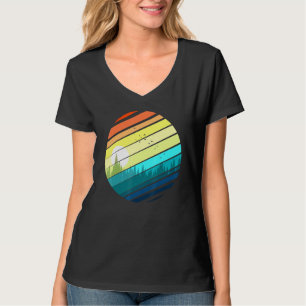 Camiseta Design de Gráfico do Círculo Natural da Floresta