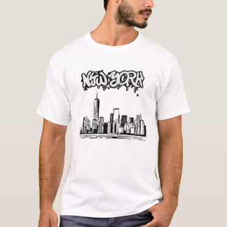 Camiseta Design de Gráfico NYC