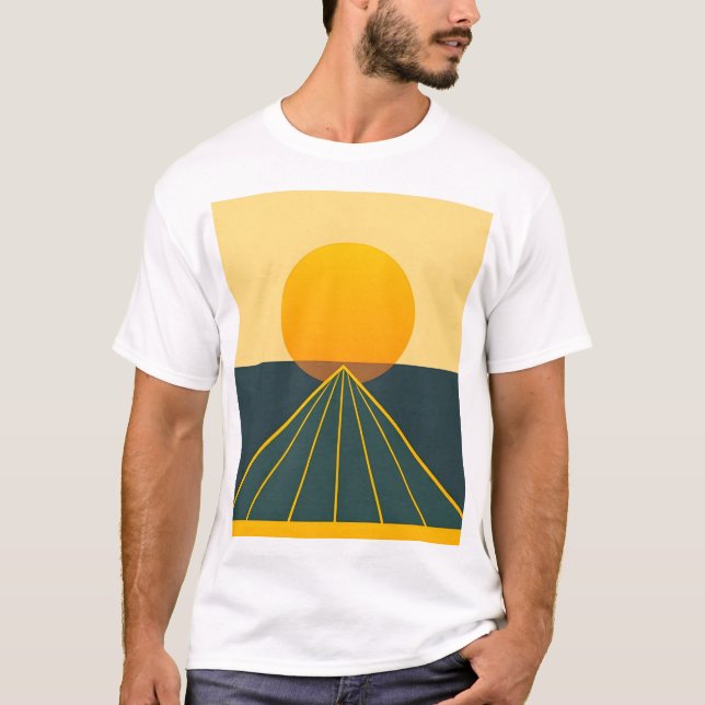 Camiseta Design de Gráfico Retroativo (Frente)