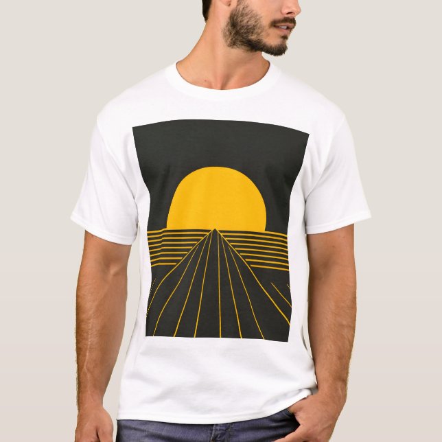 Camiseta Design de Gráfico Retroativo (Frente)