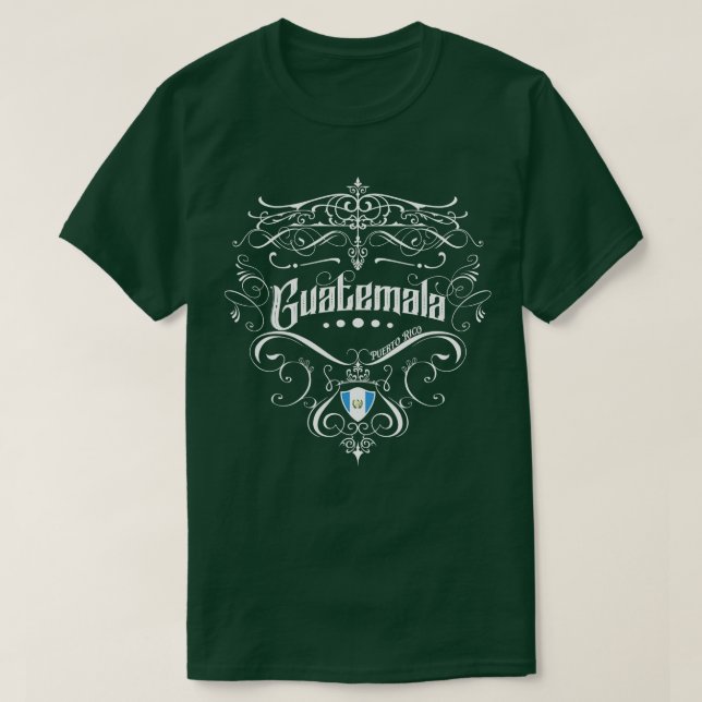Camiseta Design de Guatemala Vintage (Frente do Design)