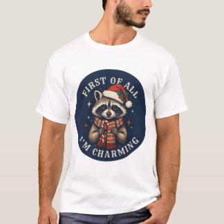 Camiseta Design de guaxinim