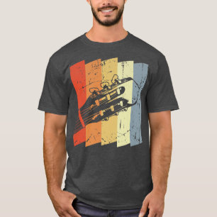 Camiseta Design de Guitarista Mens Vintage para Guitar Le