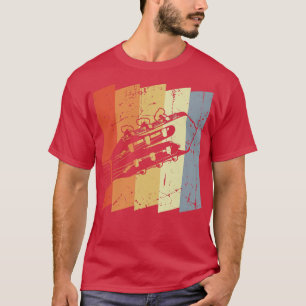 Camiseta Design de Guitarista Mens Vintage para Guitar Le