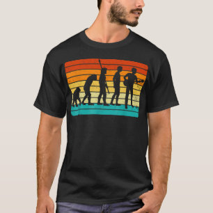 Camiseta Design de guitarrista de guitarra retrô Vintage I