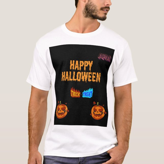 Camiseta Design de Halloween (Frente)