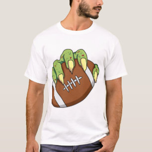 Camiseta Design de Halloween de Futebol para um Fã de Futeb