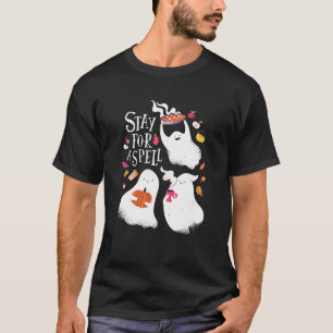 Camiseta Design de Halloween Divertido Fantasma Fofo