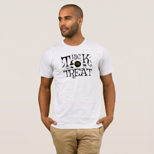 Camiseta Design de Halloween doce ou travesso