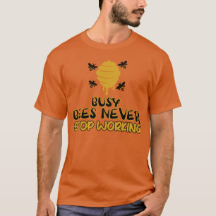Camiseta Design de Harmonia do Favo de Mel