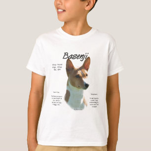 Camiseta Design de História de Chestnut Basenji, Tudo sobre