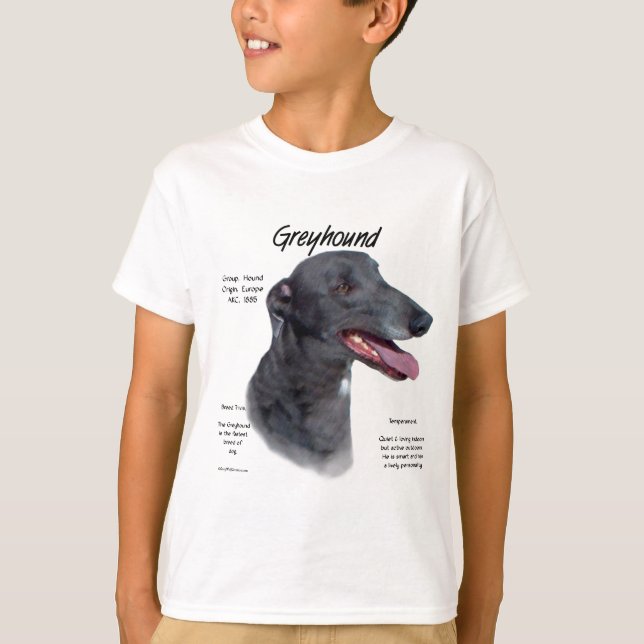 Camiseta Design de História de Greyhound (Frente)
