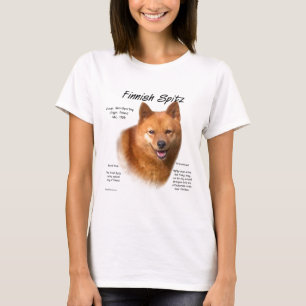 Camiseta Design de História de Spitz Finlandês