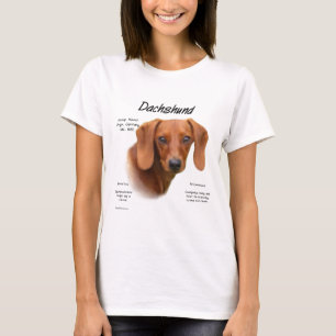 Camiseta Design de História do Dachshund (suave)