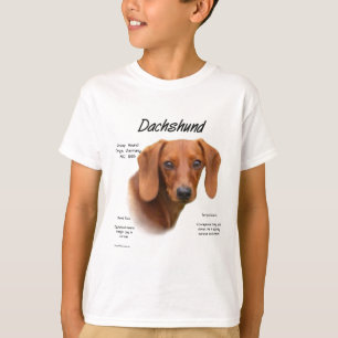 Camiseta Design de História do Dachshund (suave)