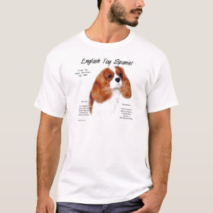 Camiseta Design de História do inglês Toy Spaniel (blenheim
