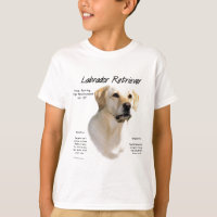 Design de História do Labrador Retriever (amarelo)