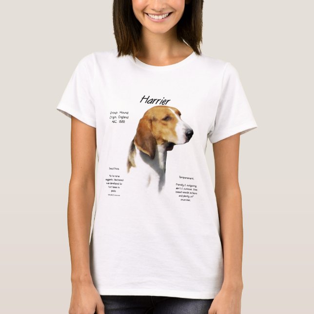 Camiseta Design de histórico de Harrier (Frente)