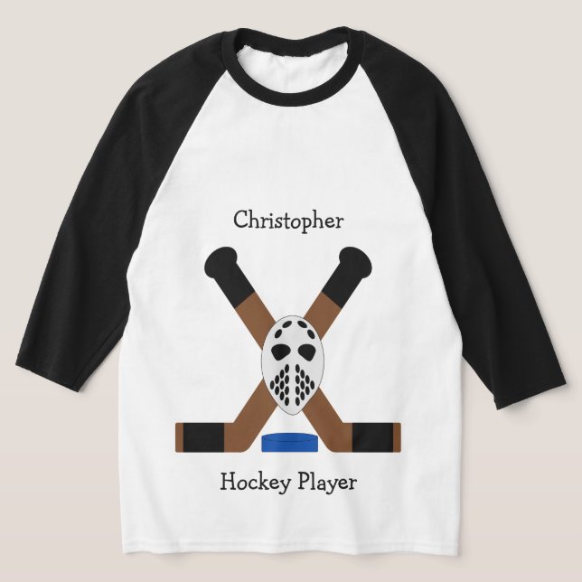 Camiseta Design de Hockey com Gelo Personalizado (Postura )