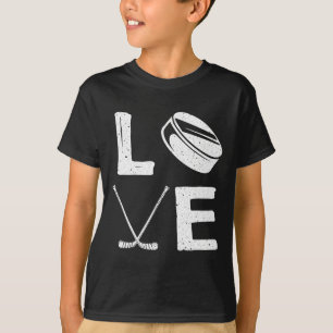 Camiseta Design De Hóquei No Gelo Para Crianças