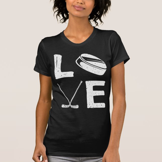 Camiseta Design De Hóquei No Gelo Para Crianças (Frente)