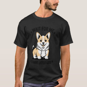 Camiseta Design de Humor de Cachorro Perninhas do Corgi Eng