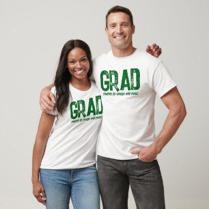 Camiseta Design de Humor de Formatura Ousado