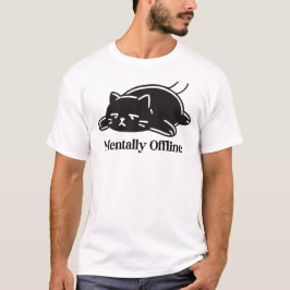 Camiseta Design de Humor de Introvertido Mentalmente Fora d