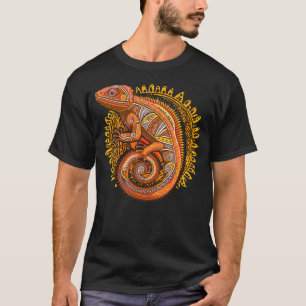 Camiseta Design de Iguana Tribal