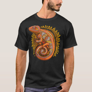 Camiseta Design de Iguana Tribal