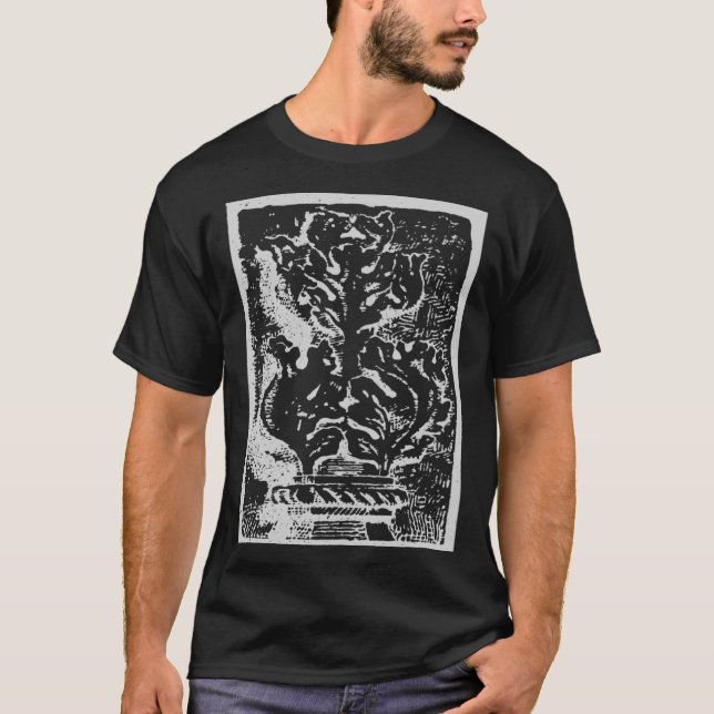 Camiseta Design de Ilustração do Punk Emo Grunge Gótico (Frente)