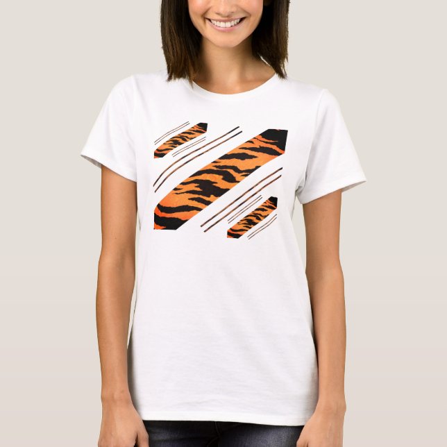 Camiseta Design de impressões animais (Frente)