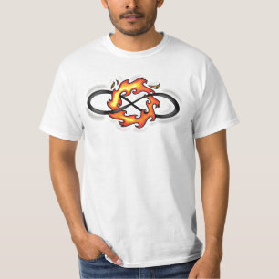 Camiseta Design de Incêndio Eterno