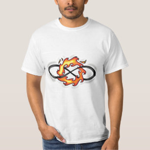 Camiseta Design de Incêndio Eterno