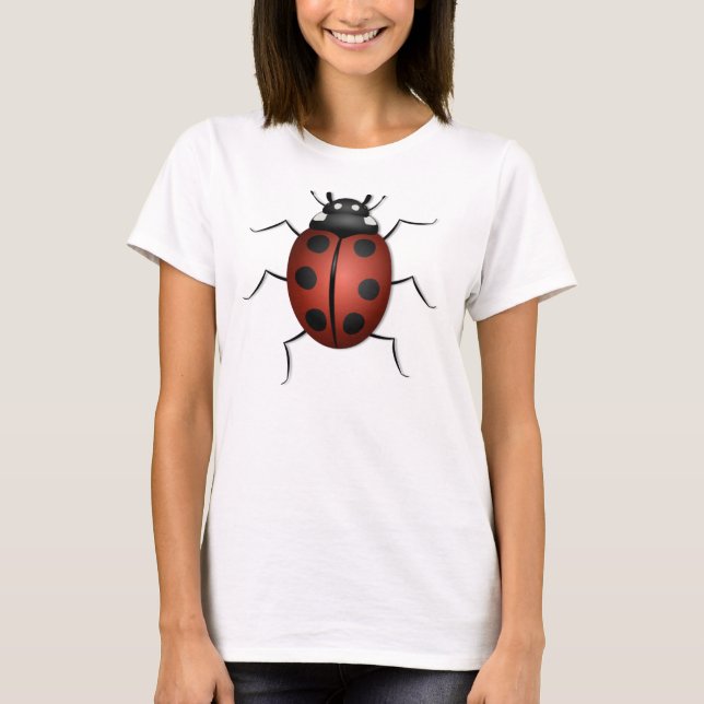 Camiseta Design de inseto joaninha (Frente)