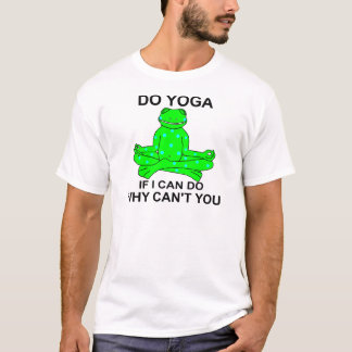 Camiseta Design de inspiração do sapo da ioga