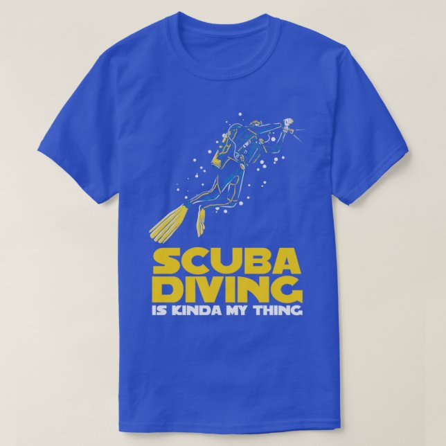 Camiseta Design de instrutor de driver Scuba (Frente do Design)
