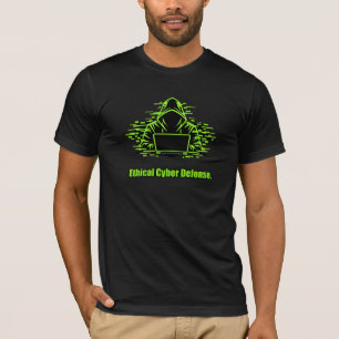 Camiseta Design de Integridade de Defesa Cibernética de Hac