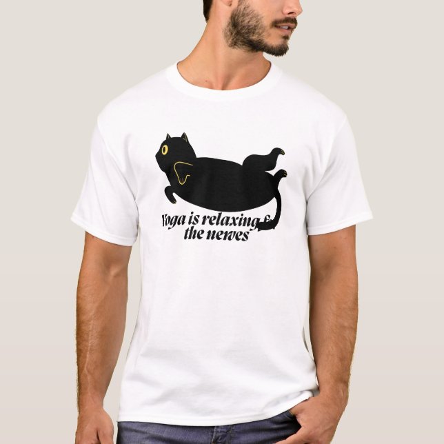 Camiseta Design de Ioga Relaxada Mente Zen (Frente)