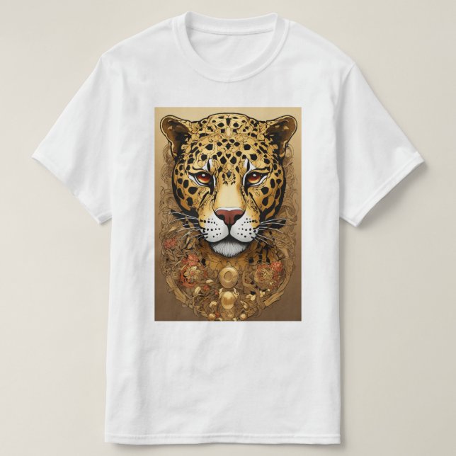 Camiseta Design de Jaguar. (Frente do Design)