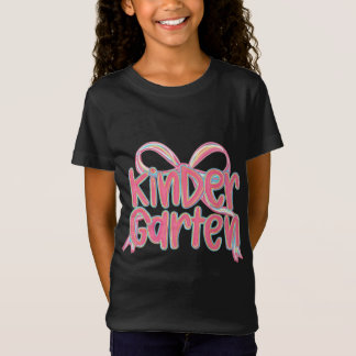 Camiseta Design de jardim de infância bonito com fita