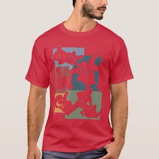 Camiseta Design de Jiu Jitsu Brasileiro Entusiasta de MMA J