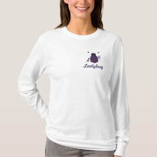 Camiseta Design de Joaninha Roxa