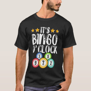 Camiseta Design de Jogador de Bingo Chamador de Bingo Jogos